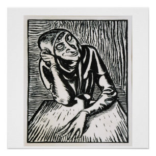 middeleeuws houtsnip perfect poster