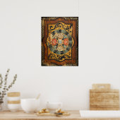 middeleeuws houtsschilderkunst  Gothische hist Poster (Keuken)