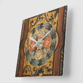 middeleeuws houtsschilderkunst Gothische hist Vierkante Klok (Hoek)