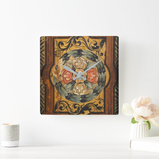 middeleeuws houtsschilderkunst Gothische hist Vierkante Klok (Huis)