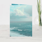 Middeleeuws huisje op een klif kaart (Achterkant)