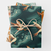 Middeleeuws inpakpapier vel (In situ)