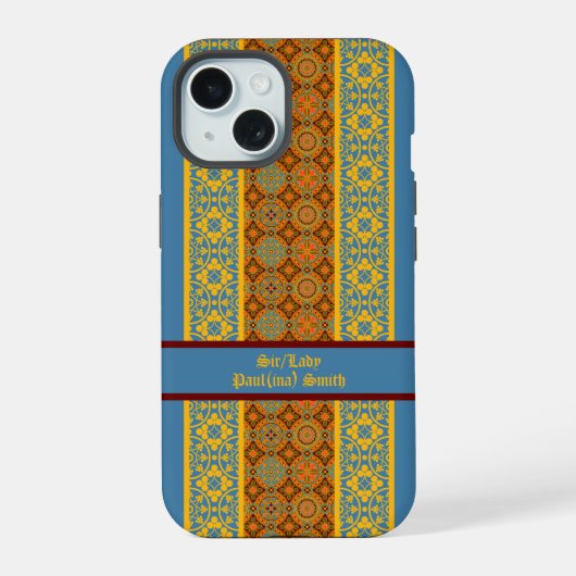 Middeleeuws iPhone 15 Case (Achterkant)