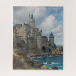 Middeleeuws Kasteel aan de Zee Legpuzzel