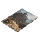 Middeleeuws kasteel berglandschap notitieboek (Linkerzijde)