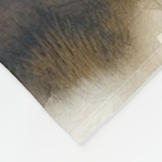 Middeleeuws kasteel bij een rustige rivier bij zon fleece deken (Hoek)