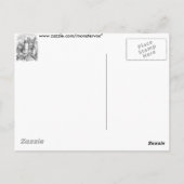 Middeleeuws Kasteel Briefkaart (Achterkant)