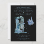 *~* Middeleeuws Kasteel Koppel Kasteel Verliefd Tr Kaart (Voorkant)