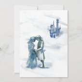 *~* Middeleeuws Kasteel Koppel Verliefd Huwelijk Kaart (Achterkant)