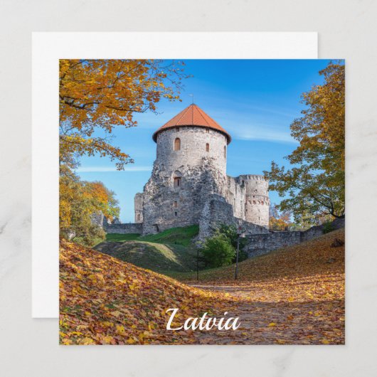 Middeleeuws kasteel omgeven door bos (Voorkant / Achterkant)