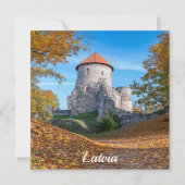 Middeleeuws kasteel omgeven door bos (Voorkant)