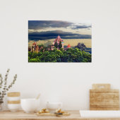 middeleeuws kasteel poster (Keuken)