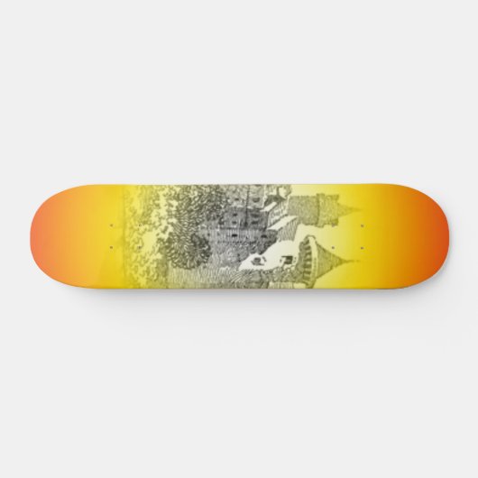 Middeleeuws Kasteel Skateboard (Horizontaal)