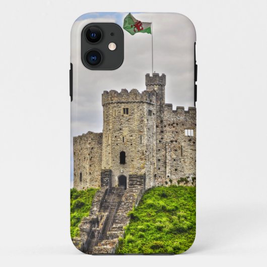 Middeleeuws kasteel van Cardiff, Cardiff Wales Case-Mate iPhone Case (Achterkant)