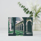 Middeleeuws klooster briefkaart (Staand voorkant)