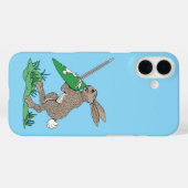 Middeleeuws krijgerkonijn Case-Mate iPhone case (Achterkant (horizontaal))