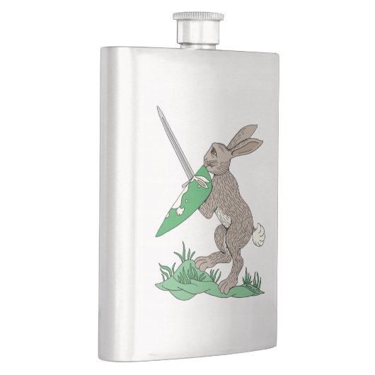 Middeleeuws krijgerkonijn flacon (Rechts)