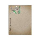 Middeleeuws krijgerkonijn notitieblok (Linkerzijde)