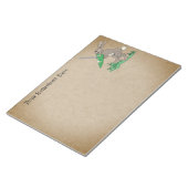 Middeleeuws krijgerkonijn notitieblok (Schuin)