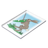 Middeleeuws krijgerkonijn notitieboek (Linkerzijde)