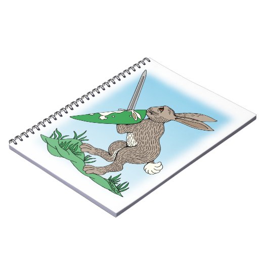 Middeleeuws krijgerkonijn notitieboek (Linkerzijde)