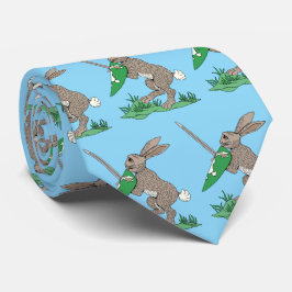 Middeleeuws krijgerkonijn stropdas