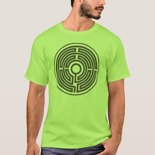 middeleeuws labyrint klein t-shirt (Voorkant)