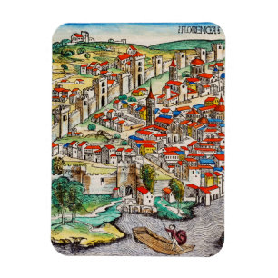 Middeleeuws landmark van Florence in Italië Magneet