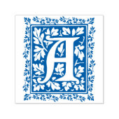 Middeleeuws manuscript Letter A Monogram Zelfinktende Stempel (Design)