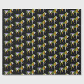 Middeleeuws modern Abstract eenhoorn tangram dier Cadeaupapier (Vlak)