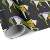 Middeleeuws modern Abstract eenhoorn tangram dier Cadeaupapier (Rol Hoek)