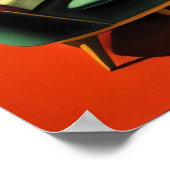 Middeleeuws modern droomhuis OUDE VERS. Poster (Hoek)