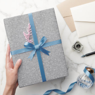 Middeleeuws modern geometrisch grijs patroon cadeaupapier