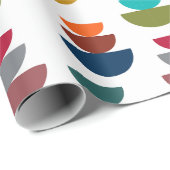 Middeleeuws modern helder minimalisme cadeaupapier (Rol Hoek)