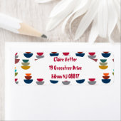 Middeleeuws modern helder minimalisme etiket (Insitu)