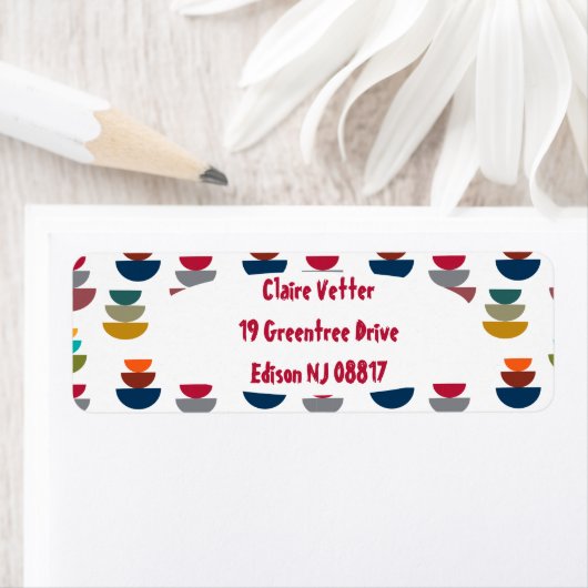 Middeleeuws modern helder minimalisme etiket (Insitu)