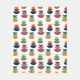 Middeleeuws modern helder minimalisme fleece deken