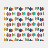 Middeleeuws modern helder minimalisme fleece deken (Voorkant (Horizontaal))