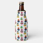 Middeleeuws modern helder minimalisme flesjeskoeler (Fles Voorkant)