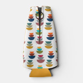 Middeleeuws modern helder minimalisme flesjeskoeler (Achterkant)