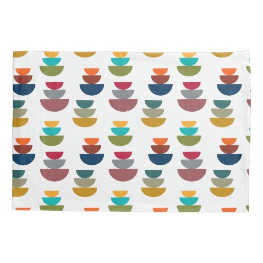 Middeleeuws modern helder minimalisme kussensloop (Achterkant)