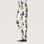 Middeleeuws modern helder minimalisme leggings (Links)