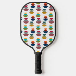 Middeleeuws modern helder minimalisme pickleball paddle