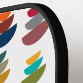 Middeleeuws modern helder minimalisme pickleball paddle (Links Detail)