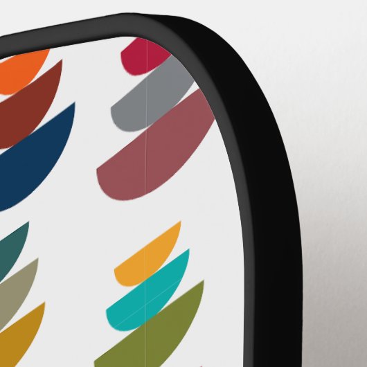 Middeleeuws modern helder minimalisme pickleball paddle (Links Detail)