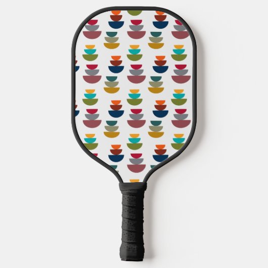 Middeleeuws modern helder minimalisme pickleball paddle (Achterkant)