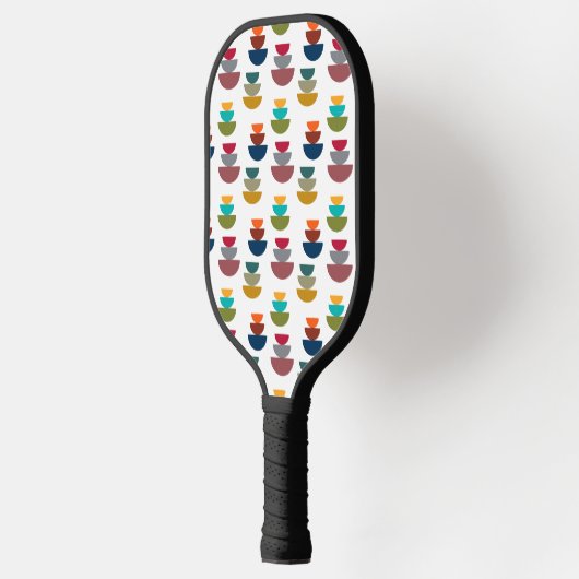Middeleeuws modern helder minimalisme pickleball paddle (Links)