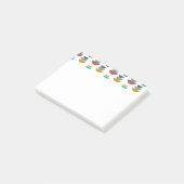 Middeleeuws modern helder minimalisme post-it® notes (Schuin)
