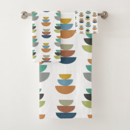 Middeleeuws modern minimalisme bad handdoek