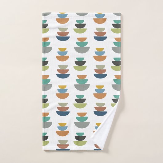 Middeleeuws modern minimalisme bad handdoek (Handdoek)